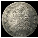 1836 Capped Bust Half Dollar LIGHTLY CIRCULATED