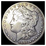 1890-CC Silver Morgan Dollar LIGHTLY CIRCULATED