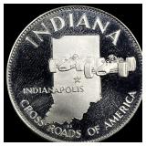 This is a 2002 Indiana State Quarter. SUPERB GEM B