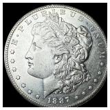 1887-S Silver Morgan Dollar CLOSELY UNCIRCULATED