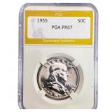 1955 Franklin Half Dollar PGA PR67