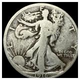 1916 Walking Liberty Half Dollar NICELY CIRCULATED