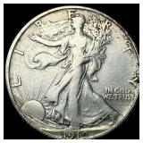 1919-S Silver Walking Liberty Half Dollar NEARLY U