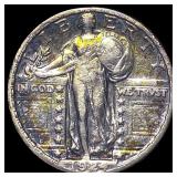 1924-S Silver Standing Liberty Quarter NEARLY UNCI