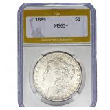 1889 Morgan Silver Dollar PGA MS65+