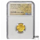 Byzan. Maur.Tiberius 582-602 Gold Tremissis 1.49G