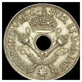 1945 New Guinea Silver Shilling UNCIRCULATED