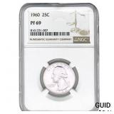 1960 Washington Silver Quarter NGC PF69