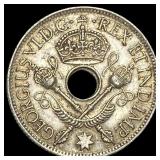 1945 New Guinea Silver Shilling UNCIRCULATED
