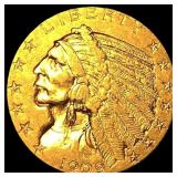 1909 Indian Head $5 Gold Half Eagle UNCIRCULATED