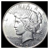 1934 Peace Silver Dollar CLOSELY UNCIRCULATED