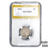 1915 Buffalo Nickel PGA MS62