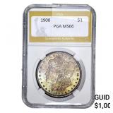 1900 Morgan Silver Dollar PGA MS66