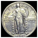 1929 Standing Liberty Silver Quarter UNCIRCULATED