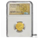 Byzantine Maur. Tiberius, AD 582-602 Gold Tremiss