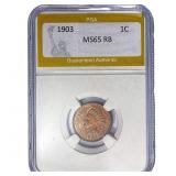 1903 Indian Head Cent PGA MS65 RB