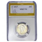 1917 Standing Liberty Quarter PGA MS67 FH