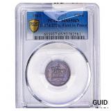 1863 Civil War Copper Token First In Peace PCGS MS