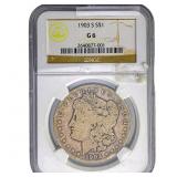 1903-S Morgan Silver Dollar NGC G6