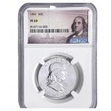 1961 Franklin Half Dollar NGC PF69