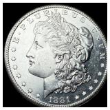 1881-S Silver Morgan Dollar CHOICE BU