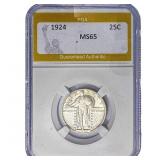 1924 Standing Liberty Quarter PGA MS65