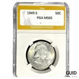 1949 Franklin Half Dollar PGA MS65