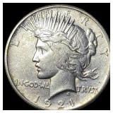 1921 Silver Peace Dollar CLOSELY UNCIRCULATED