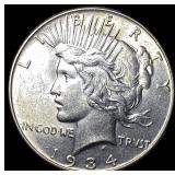 1934 Silver Peace Dollar UNCIRCULATED