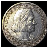 1892 Silver Columbian Half Dollar CLOSELY UNCIRCUL