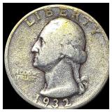 1932-D Silver Washington Quarter NICELY CIRCULATED