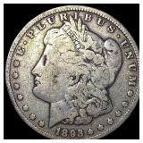 1893-CC Silver Morgan Dollar NICELY CIRCULATED