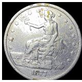 1877-S Silver Trade Dollar ABOUT UNCIRCULATED