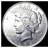 1926 Silver Peace Dollar NEARLY UNCIRCULATED