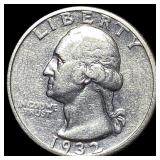 1932-D Silver Washington Quarter CLOSELY UNCIRCULA
