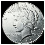 1926-S Silver Peace Dollar CLOSELY UNCIRCULATED