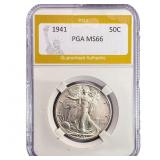 1941 Walking Liberty Half Dollar PGA MS66