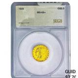 1928 $2.50 Gold Quarter Eagle SEGS MS65+