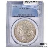 1893 Morgan Silver Dollar PCGS AU55