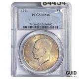 1971 Eisenhower Dollar PCGS MS65