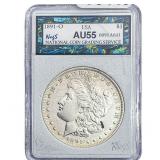 1891-O Morgan Silver Dollar NCGS AU55