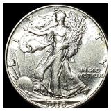 1938-D Silver Walking Liberty Half Dollar CHOICE A