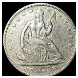 1852 Silver Half Dollar (Seated Liberty) CLOSELY U