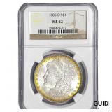 1885-O Morgan Silver Dollar NGC MS62