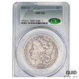 1893-S Morgan Silver Dollar CAC G4