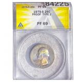 1979-S Washington Silver Quarter ANACS PF69 Type 2