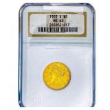 1903-S $5 Gold Half Eagle NGC MS63