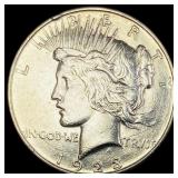 1923-D Silver Peace Dollar CLOSELY  UNCIRCULATED