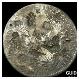 Colonial Spain Silver 8 Reales Punchmarked NEARLY