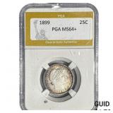 1899 Barber Quarter PGA MS64+